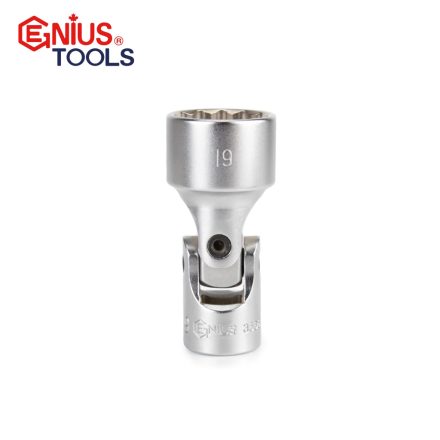 355619 | Dugókulcs - crowafej 3/8" csuklós 19 mm Genius