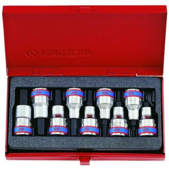 9 részes 1/2˝-os hatszög bitfejkészlet  L=55mm 4110PR