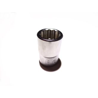   433818 | Dugókulcs - crowafej 1/2" 12 szög normál 18 mm Genius