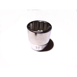   433832 | Dugókulcs - crowafej 1/2" 12 szög normál 32 mm Genius