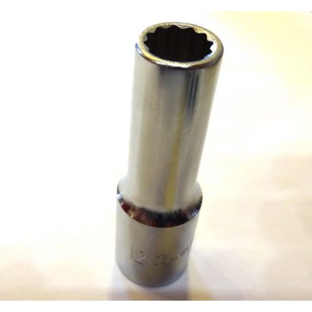 437812 | Dugókulcs - crowafej 1/2" 12 szög hosszú 12 mm Genius