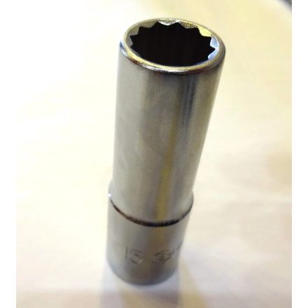 437815 | Dugókulcs - crowafej 1/2" 12 szög hosszú 15 mm Genius