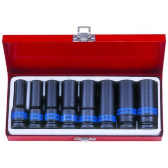 8 részes 1/2˝-os gépi hosszú dugókulcs készlet 4410MP