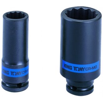   Gépi hosszú dugókulcs vékonyfalú 1/2"-os 30mm 12* 493030M