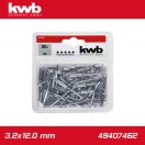 49407462 | Popszegecs, alu-horganyzott DIN 7337 3.2x12.0 mm 50 db-os - KWB