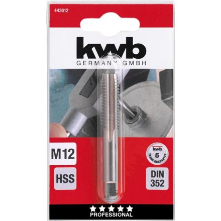 49443012 | Menetfúró gépi, egyenes hornyú  M12 HSS - KWB