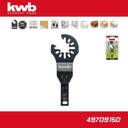 49709150 | Multifunkciós tartozék vágófej beszúró fej 10x28 mm AKKU TOP - KWB