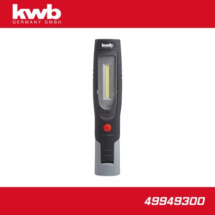 49949300 | Szerelőlámpa LED COB + 1 ledes dönthető akkus 422 lm - KWB
