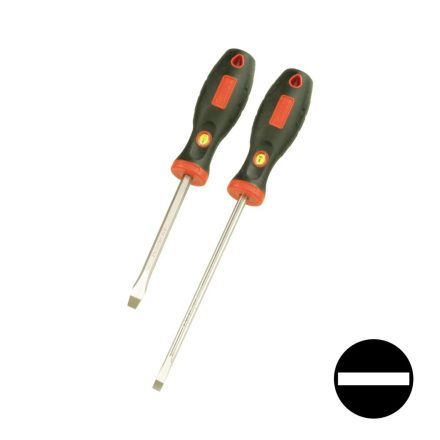 504+0550 | Csavarhúzó, lapos 0,8x5,0x250 - extra hosszú - Genius