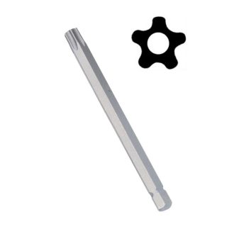 5408 | Bit ötágú torx T-08 88 mm lyukas Genius