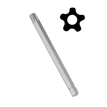 5408 | Bit ötágú torx T-08 88 mm lyukas Genius