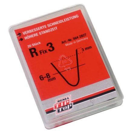 5642827 | Gumi profilvágóhoz vágókés - kerekített profil - R Fix3. 6-8 mm -20 db