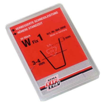 5642858 | Gumi profilvágóhoz vágókés - szögletes profil - W Fix1. 3-4 mm - 20 db