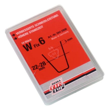 5642906 | Gumi profilvágóhoz vágókés - szögletes profil - W Fix6. 22-28 mm -10 db