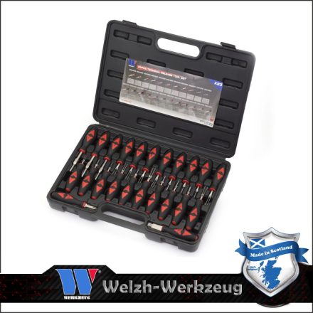 60041-WW | Kábelcsatlakozó szerelő - saru eltávolító készlet 23 db-os Welzh