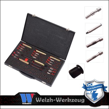 60074-WW | Menetjavító készlet izzító-gyertya menethez  M8-M9-M10-M12 - Welzh