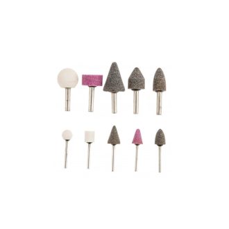   60H006 | Köszörűkő készlet fúrógéphez - 10 r. készlet Top Tools