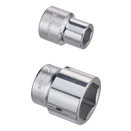 625252 | Dugókulcs - crowafej 3/4" 6 lap normál 52 mm Genius
