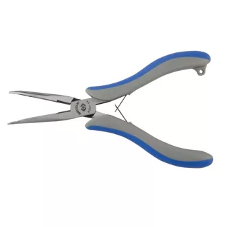 Hosszú csőrű fogó 154mm hajlított 6337-06