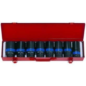   8 részes 3/4˝-os gépi hosszú dugókulcs készlet 6410MP06