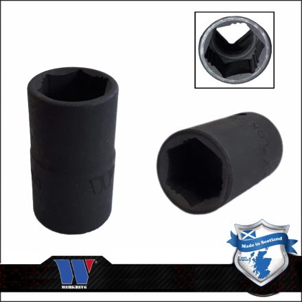 7024-12-WW | Lok-Typ Légkulcsfej - gépifej 1/2" 12 mm 6 lap alacsony - Welzh
