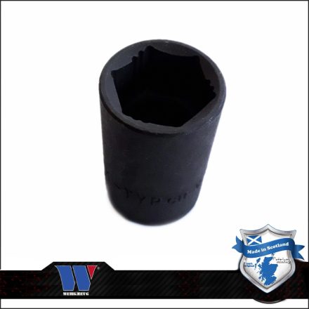 7024-19-WW | Lok-Typ Légkulcsfej - gépifej 1/2" 19 mm 6 lap alacsony - Welzh