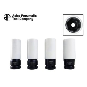   7404 | Légkulcsfej készlet 1/2"  4 db-os alufelnhez sérült csavarokhoz - Astro