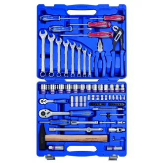   77 részes 1/4"&1/2"-os dugókulcs&vegyes szerszámkészlet 7577MR