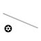 7708 | Bit torx 1/4" T08*160 mm hatágú lyukas