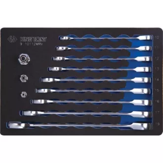   12 részes racsnis csillag-villás kulcskészlet 10-19mm EVA  9-10112MRV