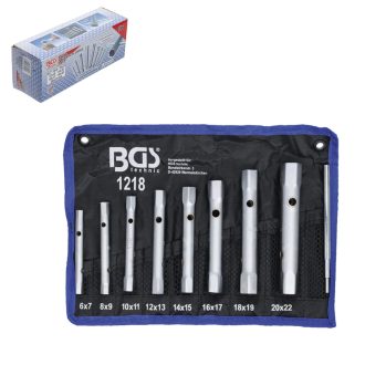   9-1218 | Csőkulcs készlet 6 - 22 mm 8+1 db-os kovácsolt BGS