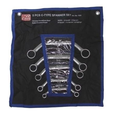 9-1222 | Indítókulcs készlet COLOS 1/4"-7/8" - 5 db-os BGS