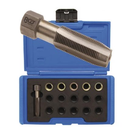 9-149 | Gyertyamenet javító készlet M14x1.25 - 16 db-os - BGS