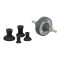 9-1738 | Szelepcsiszoló gépi szerszám adapter + 4 db gumifej 20+30+35+45 mm -BGS