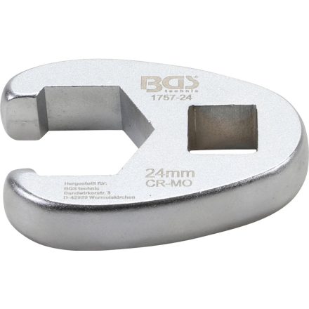 9-1757-24 | Villáskulcs adapter nyitott 1/2"-os 24 mm "Crowfoot"