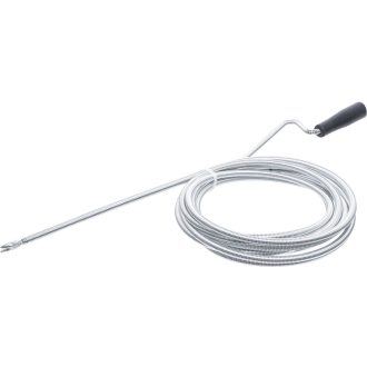   9-1992 | Csőtisztító spirál  5 méter x 10 mm - Fej átmérő: 20 mm - Kraftmann