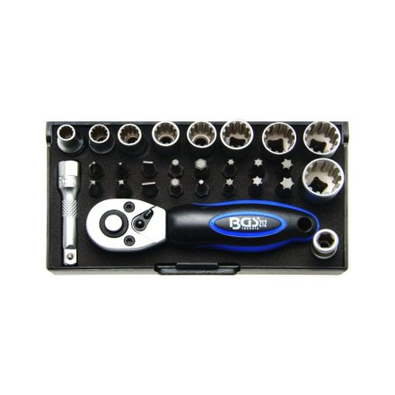 9-2143 | Dugókulcs készlet Gear Lock - Alldrive 1/4" 28 db-os készlet