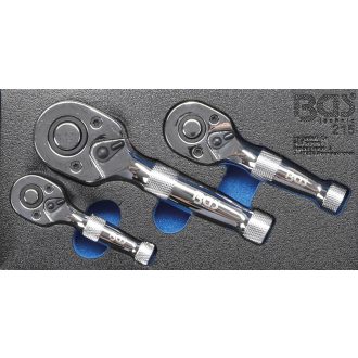 9-215 | Crowa racsnis kulcs készlet MINI 3 db-os - BGS