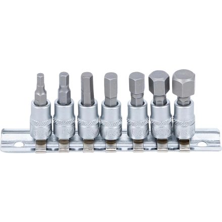 9-2161 | Rátűzőkulcs - crowa+bit 1/4" imbusz készlet 7 db-os, 4 - 12 mm