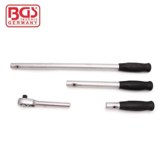   9-2315 | Crowa racsnis kulcs 1/2" cserélhető nyelű 4 db-os készlet BGS