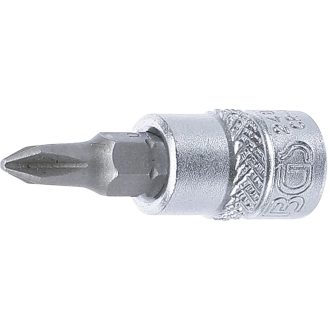 9-2487 | Rátűzőkulcs - crowa+bit 1/4" kereszt PH1