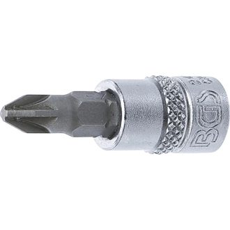 9-2491 | Rátűzőkulcs - crowa+bit 1/4" kereszt PZ2
