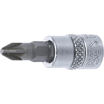 9-2491 | Rátűzőkulcs - crowa+bit 1/4" kereszt PZ2