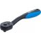 9-302 | Crowa racsnis kulcs 1/4" 72 fogú, irányváltós, műanyag bevonattal - BGS
