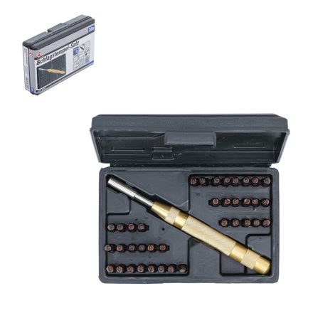 9-3042 | Beütő készlet SZÁM  4 mm és BETŰ 4 mm automata 38 db-os CV-S2 anyagú