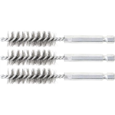 9-3078-14-S | Motor-hengerfej furat tisztító kefe 1/4" - 14 mm 3db/cs - BGS