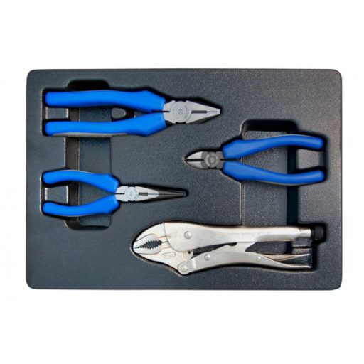 4 részes fogókészlet, tálcás 9-42144GP