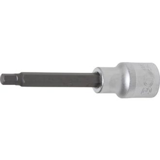   9-4261 | Rátűzőkulcs - crowa+bit 1/2" imbusz  6 mm x 100 mm - BGS