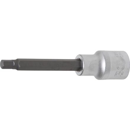 9-4261 | Rátűzőkulcs - crowa+bit 1/2" imbusz  6 mm x 100 mm - BGS
