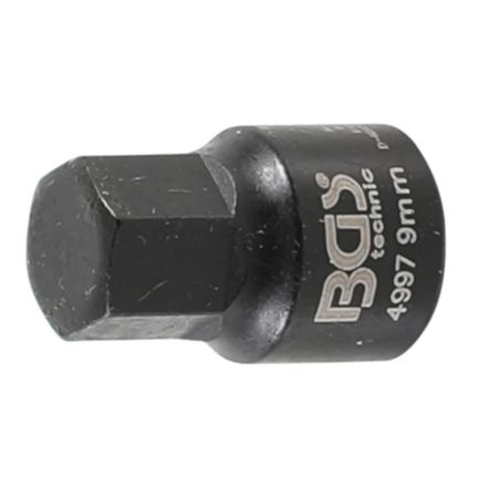 9-4997 | Féknyeregkulcs  6 lapú 1/4" extra rövid imbusz 9 x 20 mm Mercedes"M","R"
